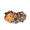 Clip de Banana para Gato con Estampado de Leopardo Marrón Clip de Giro Clip Vertical para el Cabello Femenino Lindo Versátil Adorno para el Cabello Pinza para el Cabello en la Parte Posterior de la Cabeza
