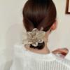 2025 Nuevo Estilo Cuerda para el Cabello Cuentas Cabeza de Flor Tocado de Flor Diadema de Gama Alta Diadema Femenina Elegante Diadema para el Cabello para Mujeres