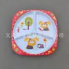 Vajilla de plástico de melamina vajilla creativa para niños dibujos animados linda plato de cena plato divisor de comidas juego de cuatro piezas