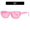 Kedun Gafas de Sol Cat-Eye de Montura Pequeña Irregulares 2024 Nuevas Gafas de Sol de Moda de Alta Gama con Protección UV