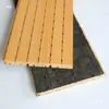 Panel Acústico de Madera Maciza Grado E0 Pared Techo Cerámica Aluminio Perforado Retardante de Llama Panel Decorativo Multicapa Microporoso
