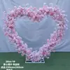 Arranjo Floral em Arco em Forma de Coração Direto da Fábrica para Casamentos, Pedidos de Casamento, Eventos ao Ar Livre em Gramados de Aniversário e Fundos de Banquete