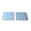Caja de Almacenamiento de Plástico Transparente Fija de 12 Compartimentos para Ferretería Pequeña, Cuentas, Ligas, Equipo de Pesca, Empaque de Joyería y Organización de Papelería