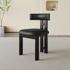 Silla de Comedor Vintage de Madera Maciza Estilo Francés con Patrón de Bigotes de Gato, Decoración Retro Pastoral Nostálgica de Diseñador de Lujo Ligero para Sala de Estar