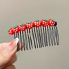 Grampo de Cabelo Desenho Animado Fofo Infantil Pente de Cabelo Pente de Menina Grampo de Cabelo para Franja de Menina Artefato de Finalização para Cabelo de Bebê
