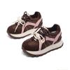 Zapatillas Estilo Coreano 2025 Otoño e Invierno Nuevo Modelo Doble Cordón Moda Suela Gruesa Aumentador de Altura Zapatos de Papá Casual Suela Suave Zapatos de Entrenamiento Alemanes