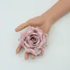 Flores de Rosa Floco de Neve Estilo Europeu Simulação 10cm Rosa Diamante Rosa de Outono Pacote de Material para Caixa de Flores Mais Vendido na Fronteira com Flores