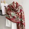Chal de Otoño Ropa de Abrigo Moda Bufanda de Primavera y Otoño para Mujer, Algodón y Lino Versátil Delgado Bufanda de Seda de Invierno Bufanda Larga de Gasa
