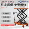 Plataforma elevatória hidráulica manual para carros plataforma elevatória plana elétrica para carros mesa elevatória de tesoura móvel com acionamento manual