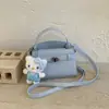 Bolsa Kelly Nova Primavera 2026 Padrão Crocodilo Estilo Coreano Nicho Casual Ombro Transversal Pequena Quadrada Bolsa Feminina