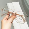 Nuevo Libro de Caperucita Roja Mismo Estilo Armazón de Lentes Anti Luz Azul Armazón Transparente Grande Adelgazante Moda Liso Espejo Plano