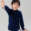 Suéter de punto grueso de cachemira niuhuashan de alta calidad para niños y niñas, cuello redondo, suéter para debajo de la ropa, suéter de punto para bebé