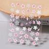 Estilo INS relevo 5D menina decoração de unhas adesivos doce bonito estilo nacional estrela rosa tridimensional coleção de adesivos de unhas