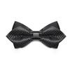 Negócios genuínos bens gravata borboleta homens casamento noivo padrinho homens e mulheres gravata borboleta moda poliéster novo colarinho flor uma peça entrega