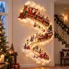 Luminária de Parede Trilha Mágica de Natal Transfronteiriça, uma luminária de parede de madeira para a Trilha Mágica de Natal