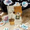 Pacote de Adesivos Crepúsculo Coleção Montanha Selvagem Série Decorativo Retro Caderno Adesivo Colagem Formato Especial DIY Café