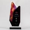 Novo Troféu de Cristal Colorido Impresso Troféu Personalizado Prêmio de Negócios Prêmios para Funcionários Exemplares Corporativos