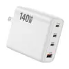 Fornecimento Exclusivo Transfronteiriço de Carregador de Nitreto de Gálio de 140W Gan Cabeça de Carregamento Super Rápido Multi-Porta Pd3.1 para Celulares e Laptops