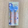 Cuchara sensible a la temperatura que cambia de color para niños, artículos esenciales diarios para madre e hijo, juego de vajilla para bebé, tenedor y cuchara de entrenamiento para alimentos complementarios