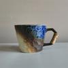 Caneca de Café Vintage Criativa Rústica de Cerâmica Feita à Mão Estilo Wabi-Sabi Caneca de Cerâmica de Alto Valor Acessório Transfronteiriço para Chá da Tarde