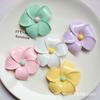 Accesorios de resina para bricolaje, huevo brillante, flor, crema, pegamento, funda de teléfono, decoración, llavero, colgante, pegatina para refrigerador, parche