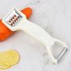 Lugar de fábrica acero inoxidable rallador de doble cabeza pelador cuchillo moldeador de melón multifuncional utensilios de cocina lote de comercio exterior