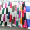 Tecido de Algodão 3cm com Listras Pull-Up Algodão Penteado Algodão Puro Malha de Tricô Elástica Jersey Fio de Algodão Puro Tecido Listrado Colorido Tingido no Fio
