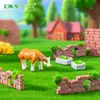 Micro-Paisaje Azulejos Creativos Serie Valla de Madera Paisajismo de Granja Decoración DIY Accesorios Botella Ecológica Pequeños Adornos