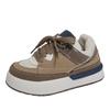 Zapatos blancos con forro de polar para invierno 2024 nuevos coreanos ins estudiantes femeninas cálidos altura zapatos de plataforma deportivos calle F168