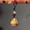 Sândalo Dourado Precioso Doze Signos do Zodíaco Corrente para Celular Pingente de Bolsa Chaveiro Anel Lembrança Lembrança