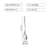 Colher de Cristal de Titânio Puro Flor de Gelo, Colher de Sobremesa Estilo Europeu, Nova Colher de Arroz Doméstica Estilo Chinês, Colher Multifuncional para Acampamento ao Ar Livre Atacado