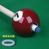 Pelota de Billar Transparente de Vidrio Perforada para Apuntar y Entrenamiento, Técnica de Apunte Estilo Chino
