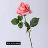 Flor Rosa Realista com Toque Único para Decoração de Casa, Casamento, Parede de Flores, Exterior, Ornamento de Flor Artificial, Adereço de Fotografia