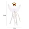 Pacote com 10 Decorações de Bolo Estrela Lua Bola de Pelo Nuvem Inserção Balão Arco-Íris Decoração de Mesa de Sobremesa de Aniversário