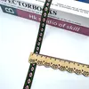 Novos acessórios de renda jacquard estilo étnico fita de jacquard poliéster renda de bordado vintage 1CM de largura