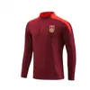 Traje de Entrenamiento de Fútbol de Manga Larga con Media Cremallera Conjunto Ropa Deportiva para Adultos Uniforme Apariencia Camiseta de la Selección Nacional China