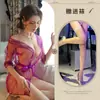 Qiaozi Tule Transparente Tentação Camisola Renda Pijama Sexy Xale Malha Roupão de Banho Uniforme Conjunto 392