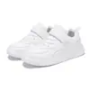 Zapatos Deportivos Infantiles Todo Negro Zapatos para Niños 10 Niños Medianos y Grandes Zapatos de Skate Superficie de Cuero Zapatos para Correr Niñas Zapatos Blancos Fabricante