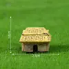 Paisaje en miniatura, casa de campo retro creativa con techo de paja, accesorios de decoración DIY de botella ecológica, adornos de escritorio en miniatura