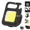 Luz de Llavero Multifuncional Popular, Luz Portátil Mini Portátil, Linterna Pequeña para Exteriores, Luz de Trabajo de Emergencia Magnética Fuerte