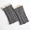 Calcetines de Encaje para Otoño e Invierno, Cubrepiernas Tejidos de Lana, Leggings, Cubrebotas Calientes, Protección para Pantorrilla, Tobillo y Cuello, Protección contra el Frío y Calor para Mujeres