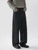 Jeans rectos para hombre estilo 'old money' nuevos, modernos, casuales, versátiles, holgados, de largo hasta el suelo, jeans de pierna ancha fluidos para hombre