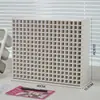 Novo Porta-Canetas Marcadoras Infantis Criativo Fofo Caixa de Armazenamento para Mesa Grande Capacidade Inclinado Rack de Armazenamento para Material de Escritório