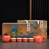 Qianli Jiangshan Conjunto de Chá Dehua Conjunto Completo Bule Doméstico Cerâmica Presentes Lembranças Presentes Práticos de Alto Nível