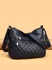 Bolso de hombro de cuero suave, nuevo y moderno, para mujeres de mediana edad y mayores, bolso multicapa de gran capacidad para madres y abuelas de mediana edad, bolso cruzado