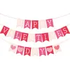 Bandeirinhas de Dia dos Namorados Enfeites Decoração para Festa de Casamento Suprimentos Bandeira de Cauda de Sereia Coração amor Decoração de Quarto de Casamento