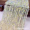 Anel de contas pontudas de 4MM em forma de anel acessórios de vestuário contas soltas atacado cristal DIY contas soltas conta de cordão ornamentos colar acessórios para cabeça