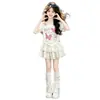 Conjunto de Verano para Niñas 2026 Camiseta de un Hombro para Niños Falda de Pastel Conjunto de Dos Piezas Ropa Infantil Huzhou Zhili Dropshipping