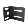 Suporte de canto universal para gabinete de receptor de host de microfone KTV, suporte em L para receptor de microfone, acessório 1U para montagem