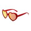3462 Gran Venta Polarizados Corazón de Melocotón Corazón Gafas de Sol Exportación Transfronteriza Europea y Americana Fiesta Amazon Tinta de Moda Uv400